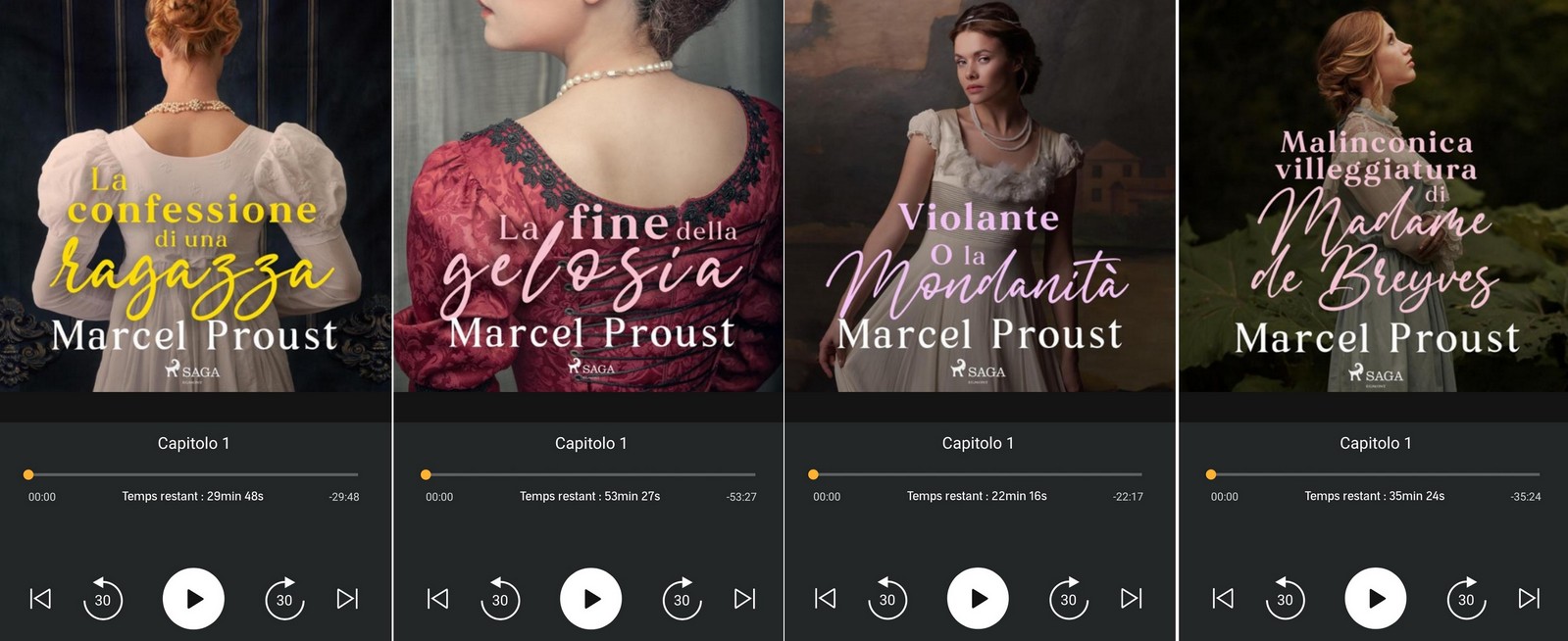 Livre audio : Marcel Proust lu par l'actrice italienne Liliana Bottone | Letto da Liliana Bottone (I piaceri e i giorni / Les Plaisirs et les Jours)