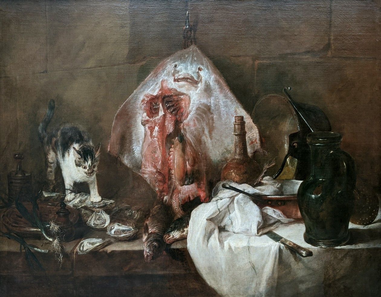 La Raie - Jean Baptiste Siméon Chardin - Musée du Louvre