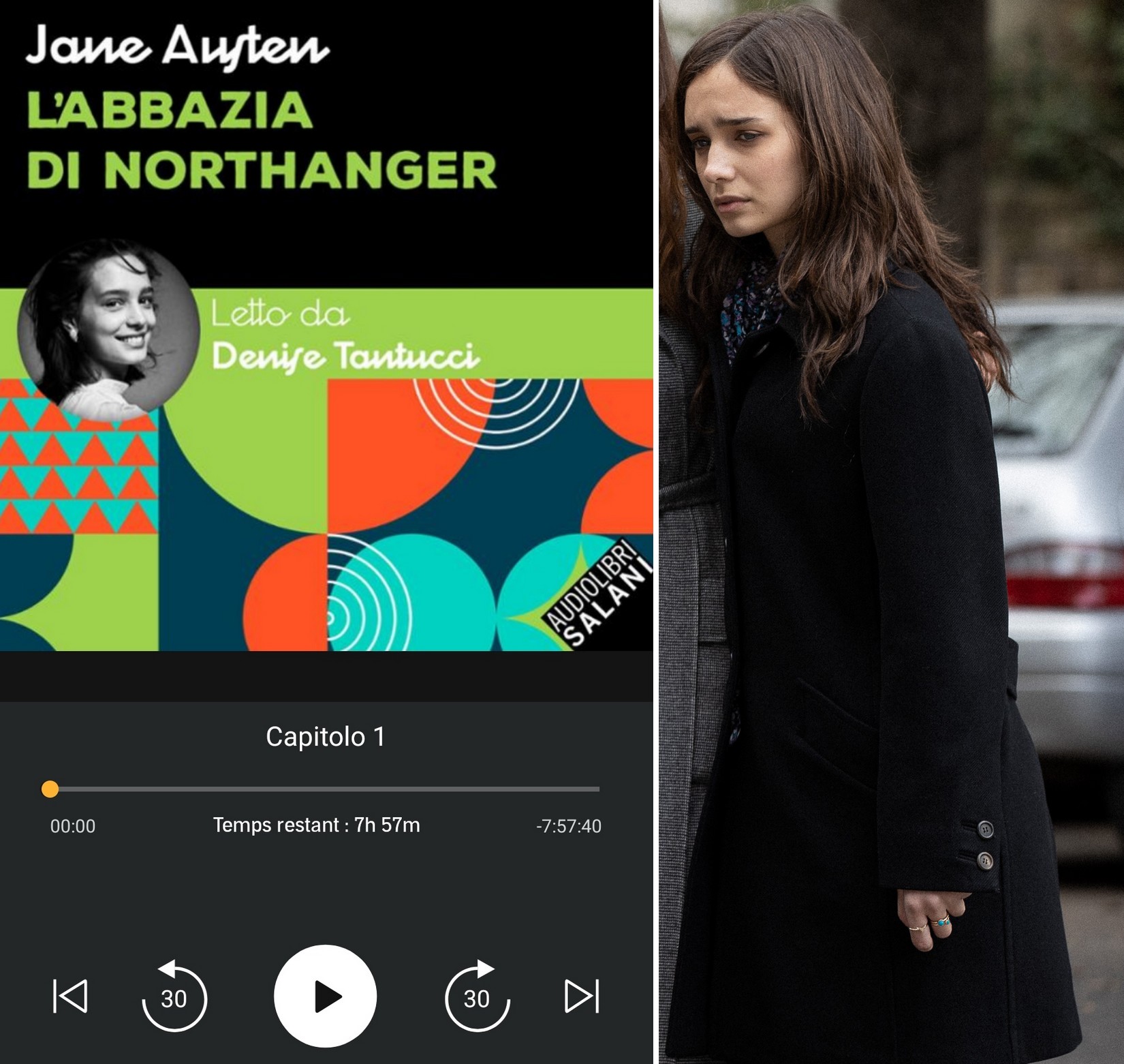 Audiobook / Livre audio : Jane Austen, L'abbazia di Northanger (Northanger Abbey). Lu en italien par Denise Tantucci