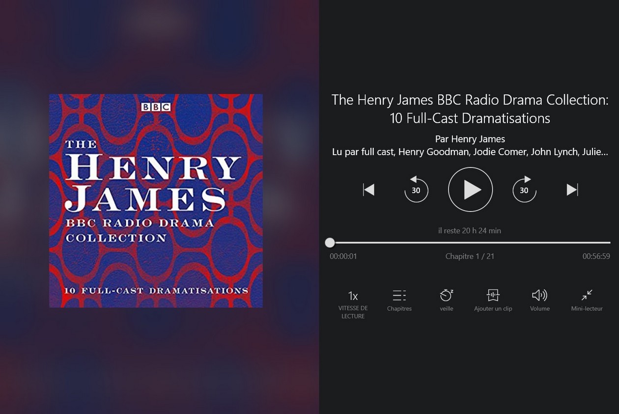 Audiobook / Livre audio : The Henry James BBC Radio Drama Collection' - 10 Full-Cast Dramatisations | 20 hrs 24 mins