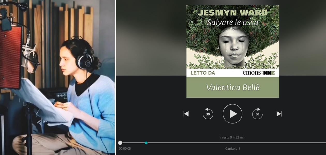 Audiobook / Livre audio : Jesmyn Ward,  Donatella Di Pietrantonio, Sara Mesa. Lus en italien par Valentina Bellè